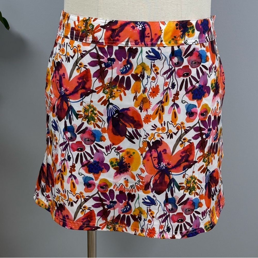 Ripskirt Hawaii Posie Pink Skirt Length 2 XXL 20/22W Watercolor Floral Wrap 2X